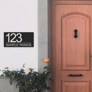 House Signs and Letterbox Numbers – Design 4