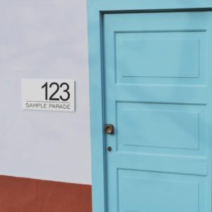 House Signs and Letterbox Numbers – Design 5